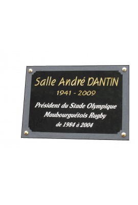 PLAQUE COMMEMORATIVE sur mesure