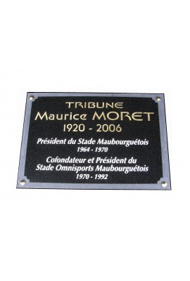 PLAQUE COMMEMORATIVE sur mesure