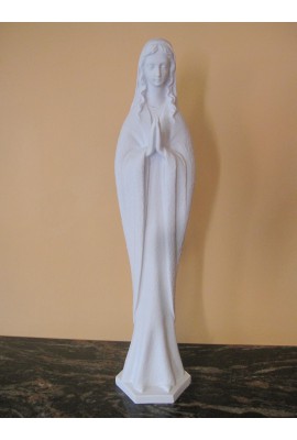 STATUETTE MARBRE BLANC RECONSTITUE