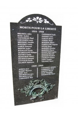 PLAQUE COMMEMORATIVE