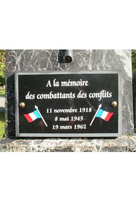 PLAQUE COMMEMORATIVE sur mesure