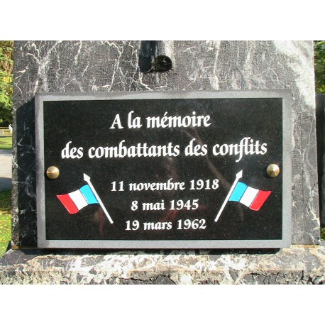 PLAQUE COMMEMORATIVE sur mesure