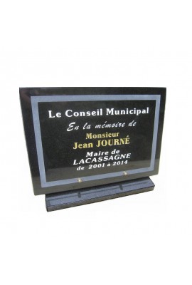 PLAQUE COMMEMORATIVE