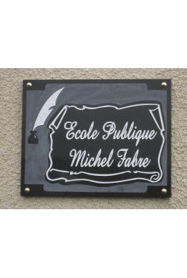 PLAQUE COMMEMORATIVE sur mesure