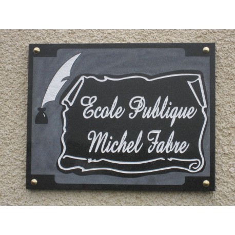 PLAQUE COMMEMORATIVE sur mesure