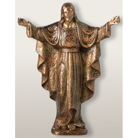 STATUETTE CHRIST BRONZE