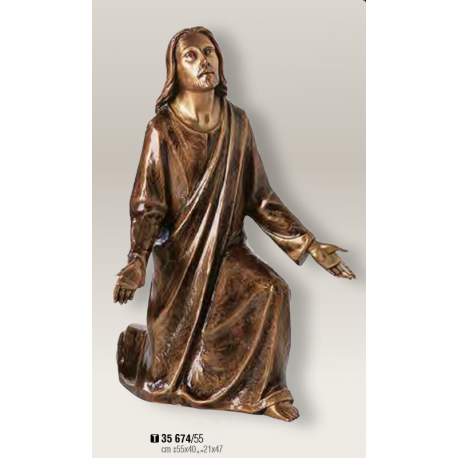 STATUETTE CHRIST BRONZE