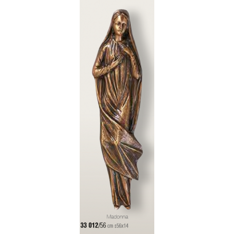 VIERGE BRONZE A PLAQUER