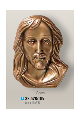 TÊTE DE CHRIST BRONZE à plaquer