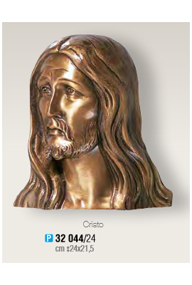 TÊTE DE CHRIST BRONZE à plaquer