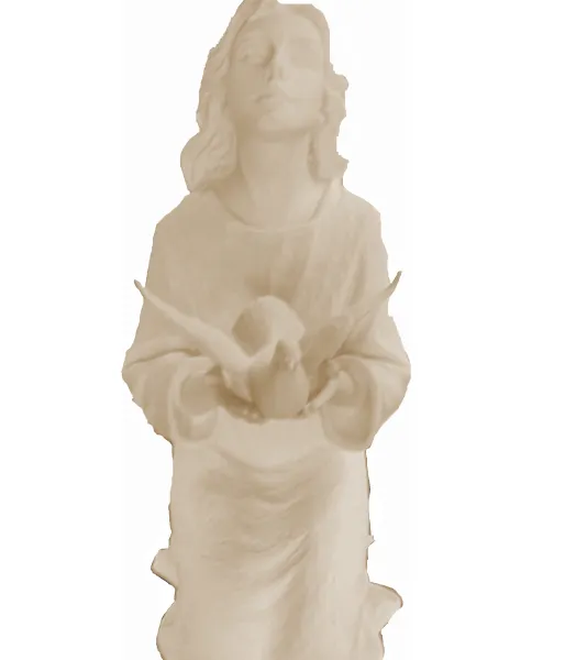 STATUETTE MARBRE BLANC RECONSTITUE